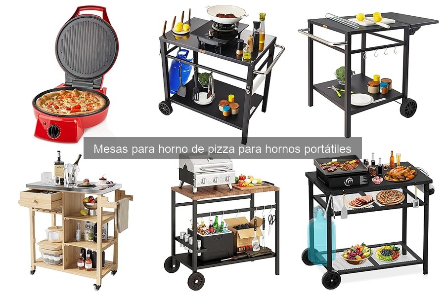Precios y recomendaciones de mesas para hornos de pizza