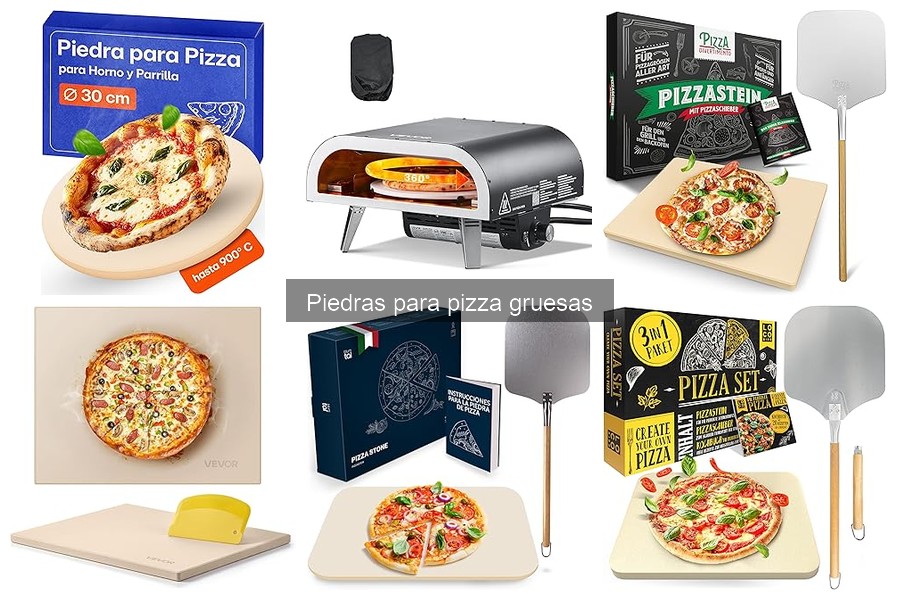 Preguntas frecuentes sobre piedras para pizza gruesas