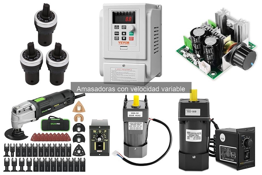 Problemas comunes al usar amasadoras con velocidad variable