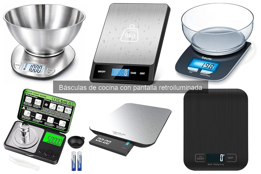 Problemas comunes de básculas de cocina retroiluminadas y soluciones
