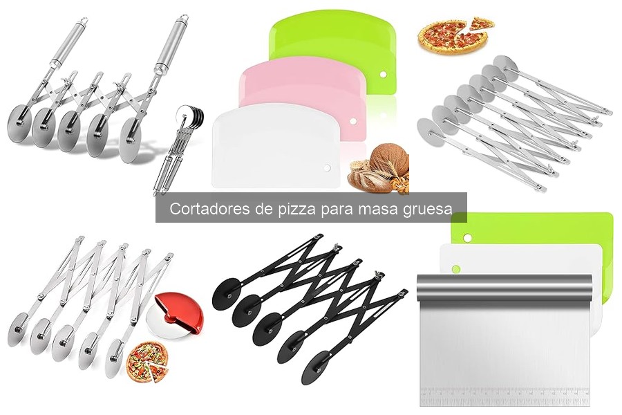 ¿Puede un cortador estándar cortar masa gruesa de pizza?