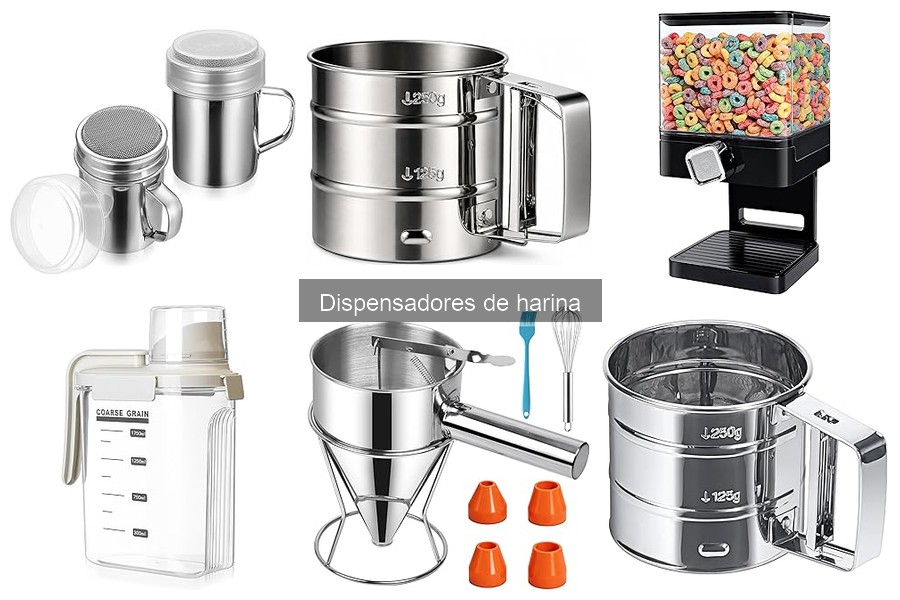 ¿Qué capacidad debe tener un dispensador de harina?
