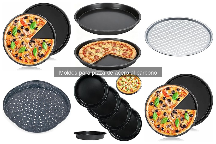 ¿Qué es un molde para pizza de acero al carbono?