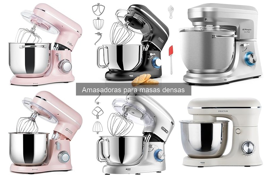 ¿Qué es una amasadora para masas densas? Definición y características