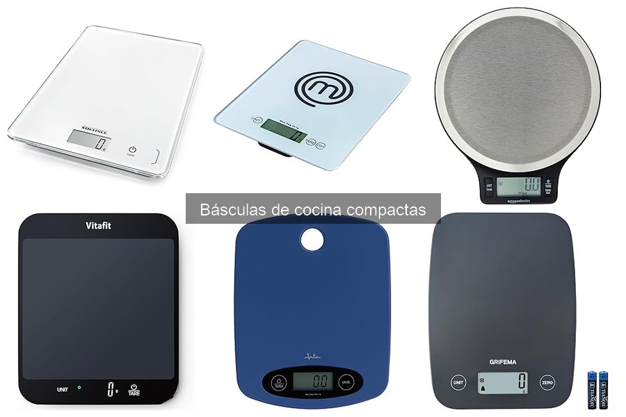 ¿Qué es una báscula de cocina compacta? Descubre sus características