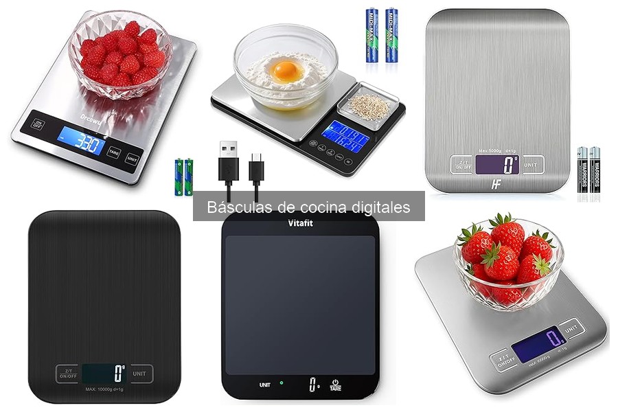 ¿Qué es una báscula de cocina digital? Características y usos