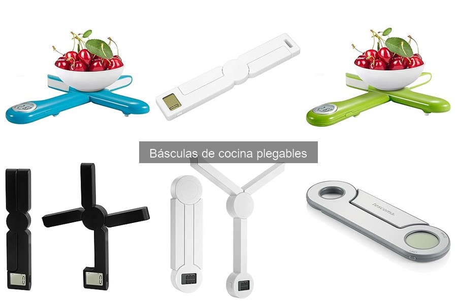 ¿Qué es una báscula de cocina plegable? Características esenciales