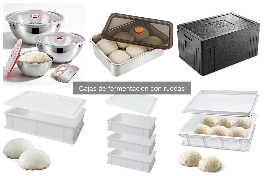¿Qué es una caja de fermentación con ruedas para pizza?