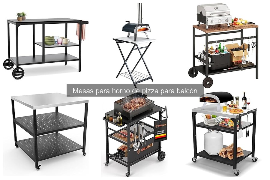 ¿Qué es una mesa para horno de pizza? Características y usos