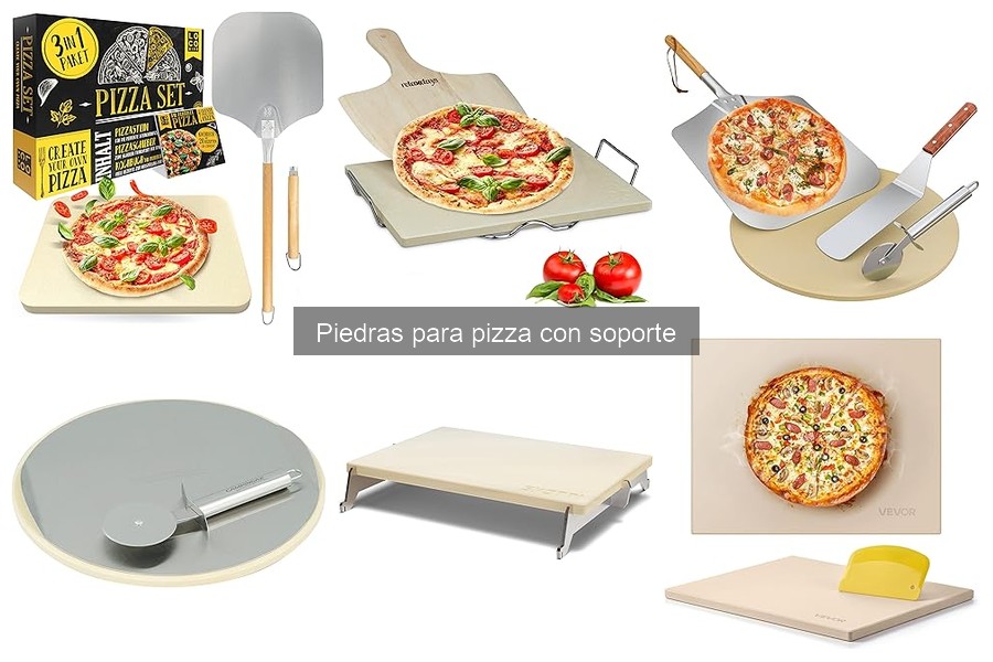 ¿Qué es una piedra para pizza con soporte? Beneficios y características