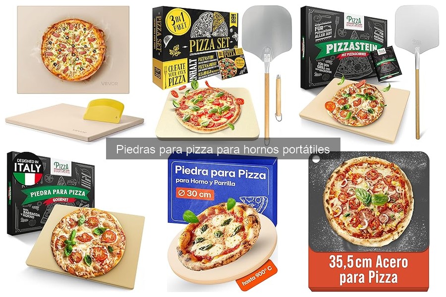 ¿Qué es una piedra para pizza y cómo funciona en hornos portátiles?