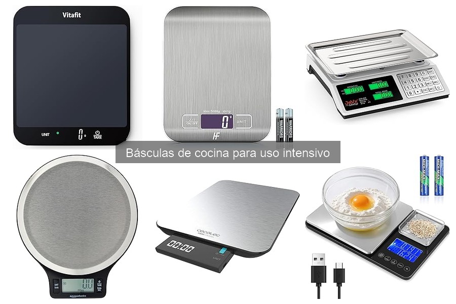¿Qué son las básculas de cocina para uso intensivo?