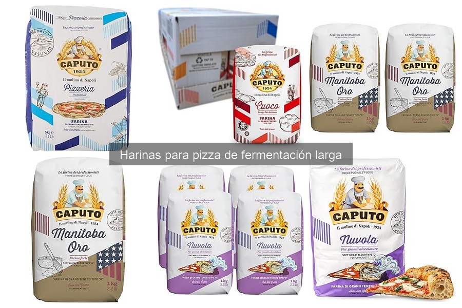 ¿Qué son las harinas para pizza de fermentación larga?