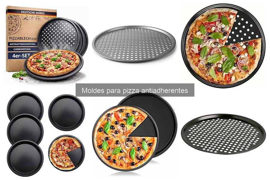 ¿Qué son los moldes para pizza antiadherentes? Beneficios y características