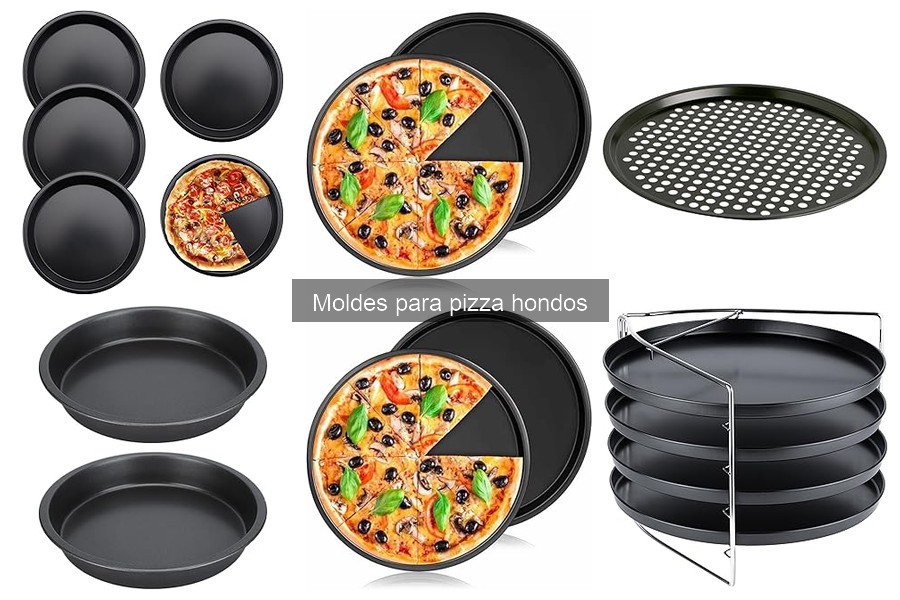 ¿Qué son los moldes para pizza hondos? Descubre sus características