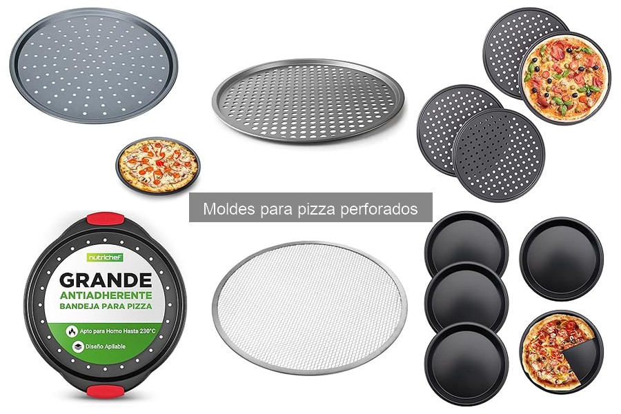 Qué son los moldes para pizza perforados y sus beneficios