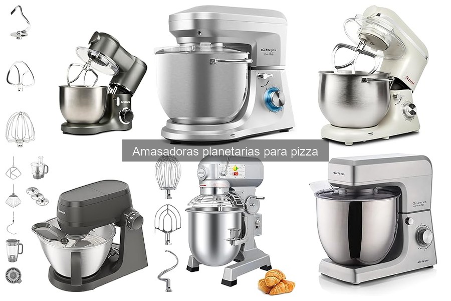 Receta perfecta de masa de pizza con amasadora planetaria