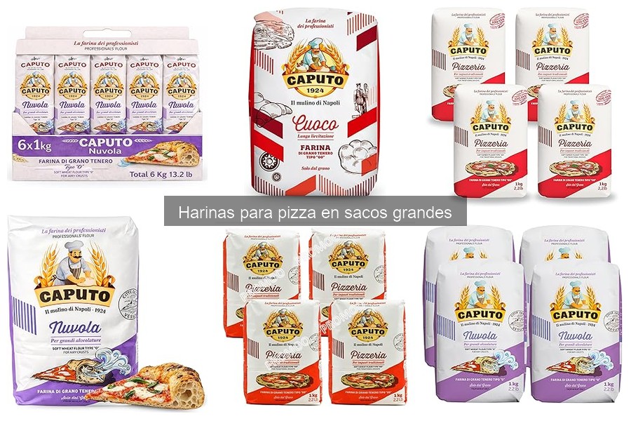 Recetas de masa de pizza con harinas especializadas