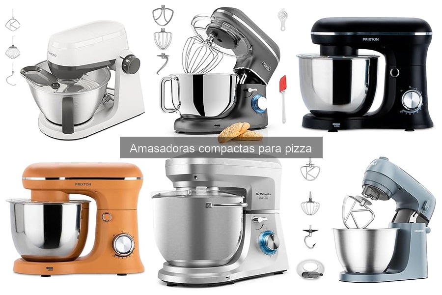 Recetas de masa de pizza para amasadoras compactas