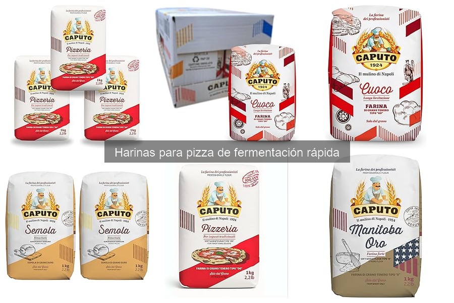 Recetas de pizza con harina de fermentación rápida