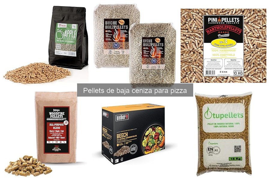 Recetas de pizza con pellets de baja ceniza para un sabor único