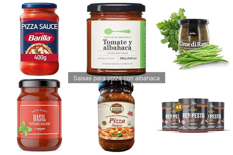 Recetas de pizza deliciosas con salsa de albahaca