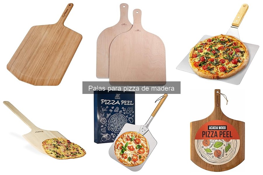 Recetas de pizza ideales para usar con palas de madera