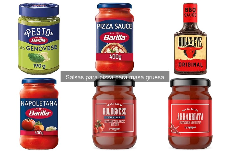 Recetas de salsas para pizza con masa gruesa