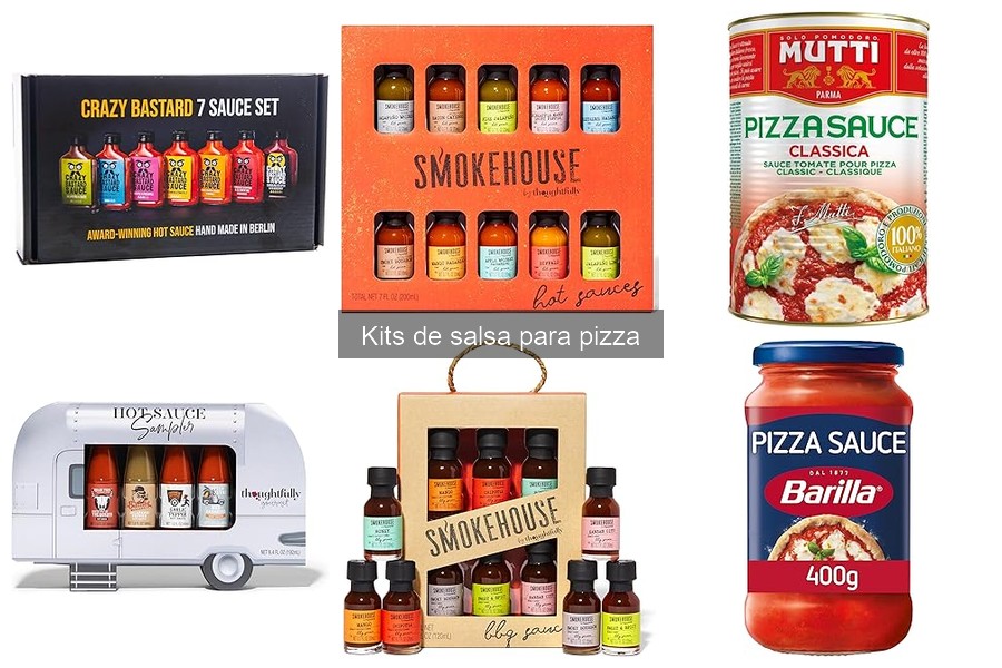 Recetas deliciosas con kits de salsa para pizza