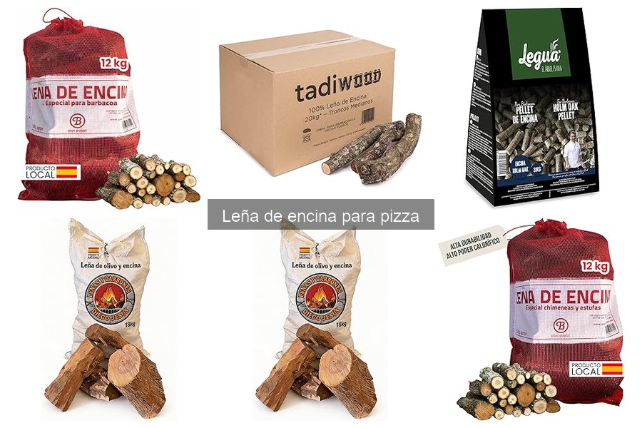 Recetas deliciosas con leña de encina para pizza