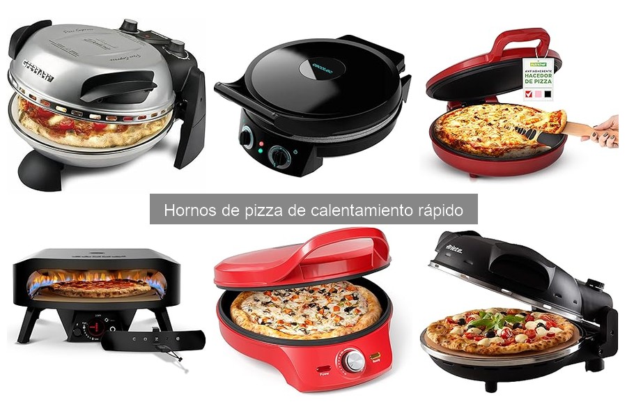Recetas deliciosas para hornos de pizza de calentamiento rápido