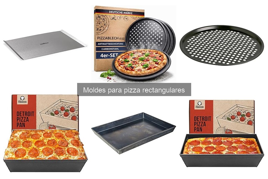 Recetas fáciles de pizza en moldes rectangulares