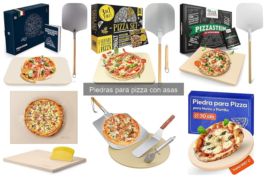 Recetas Fáciles para Cocinar con Piedra para Pizza con Asas