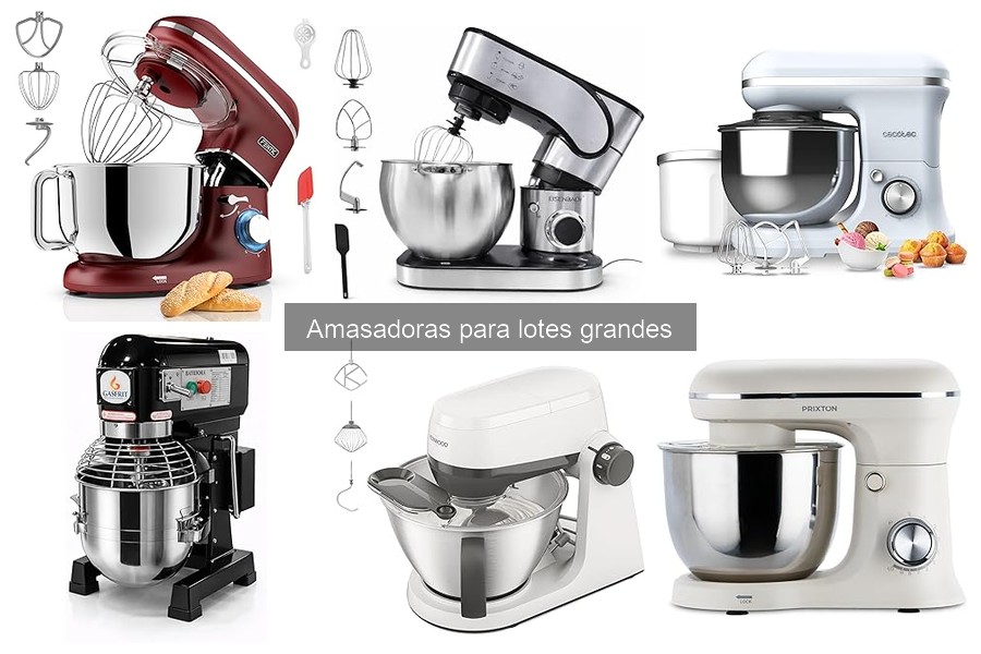 Requisitos eléctricos para amasadoras de lotes grandes