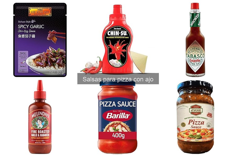 Salsas para pizza con ajo sin gluten: opciones caseras y marcas