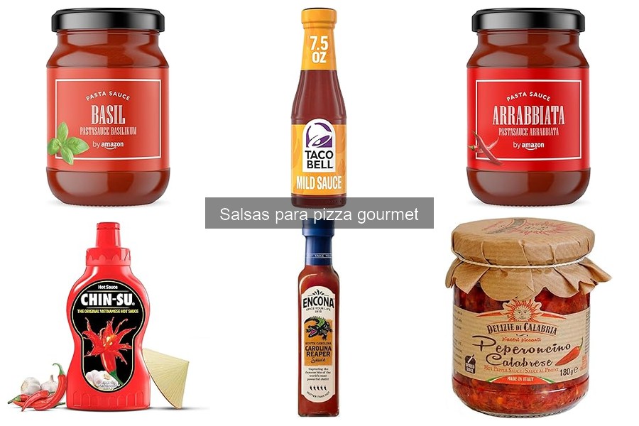 Salsas para pizza gourmet sin gluten: ¡Descubre las mejores opciones!