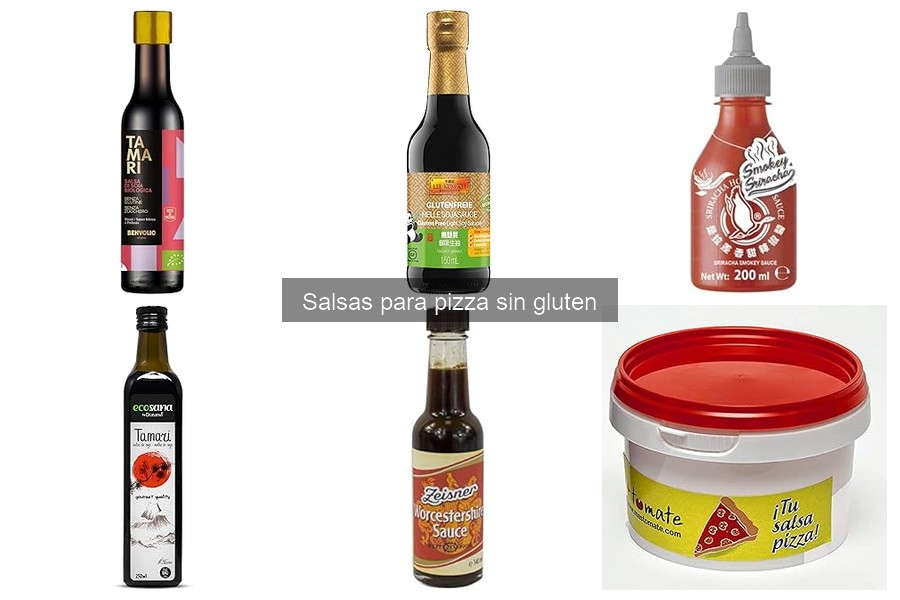Salsas para pizza sin gluten: aptas para dietas específicas