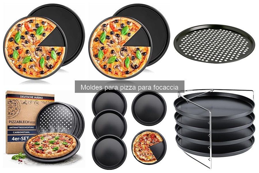 Soluciones a problemas de cocción con moldes para pizza focaccia
