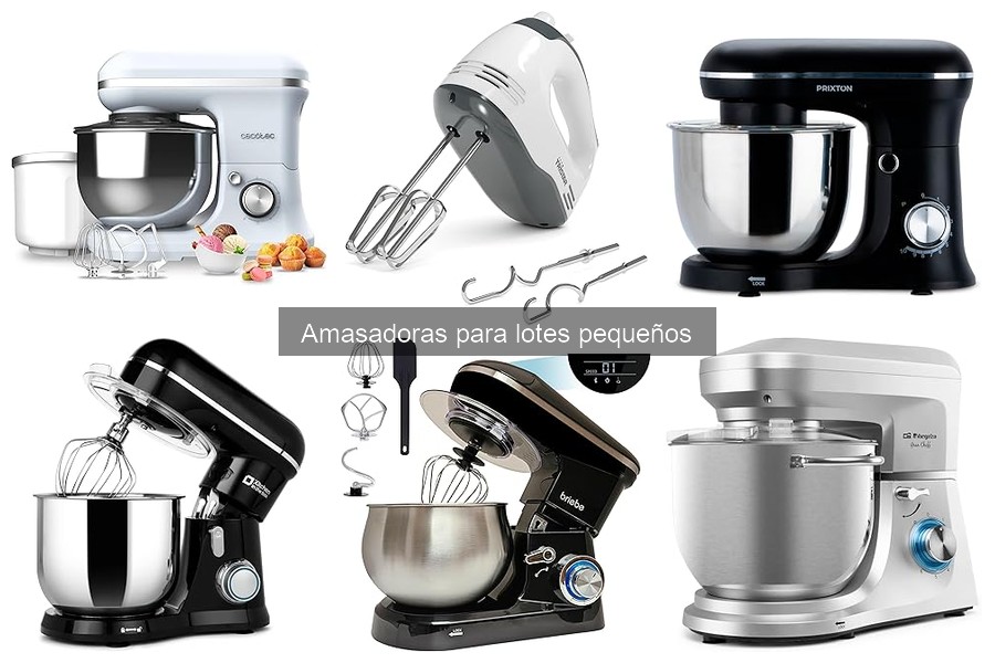 Soluciones a problemas de masa con amasadoras para lotes pequeños
