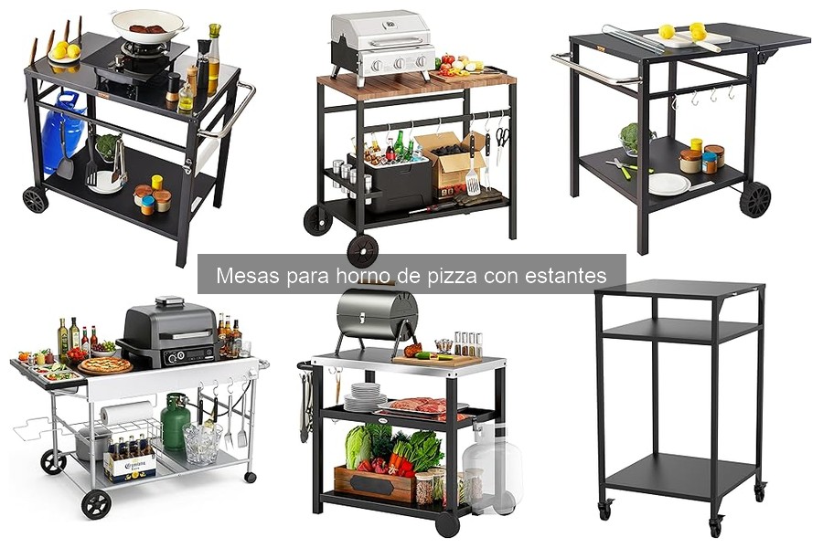 Soluciones creativas si no caben mesas para horno de pizza