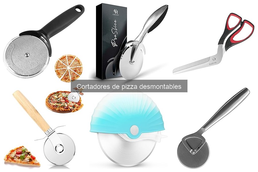 Soluciones para cortador de pizza desmontable que se atasca
