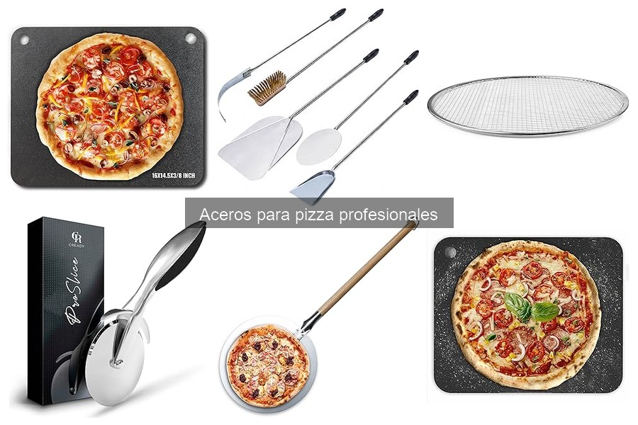 ¿Son aptos los aceros para pizza en hornos de leña?
