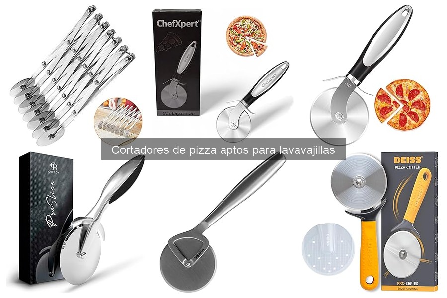 ¿Son seguros los cortadores de pizza aptos para lavavajillas?