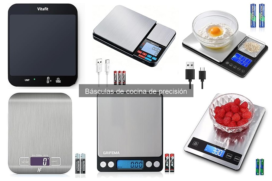 Tipos de básculas de cocina de precisión: ¿cuál elegir?