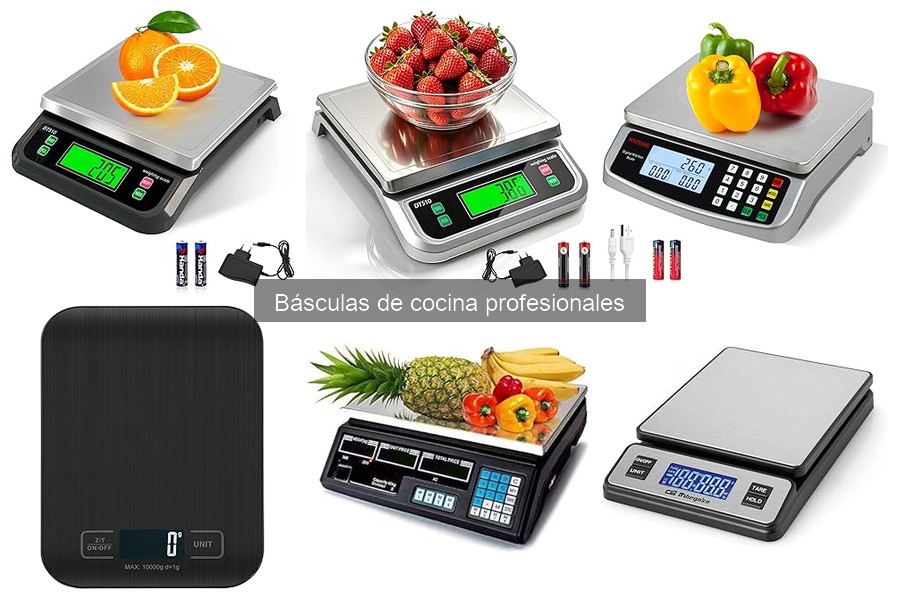 Tipos de básculas de cocina: diferencias y aplicaciones