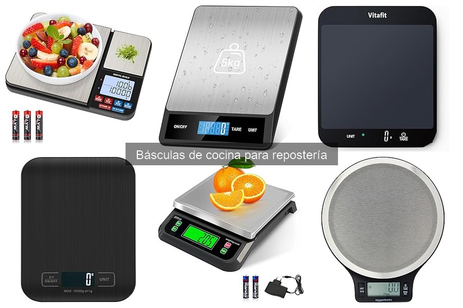Tipos de básculas de cocina para repostería: guía completa