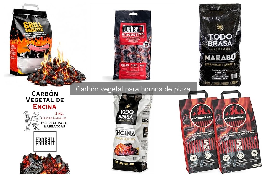 Tipos de carbón vegetal para hornos de pizza: guía completa