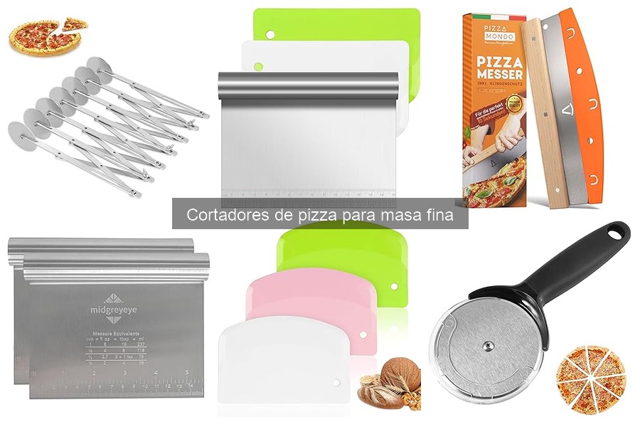Tipos de cortadores de pizza para masa fina: guía completa