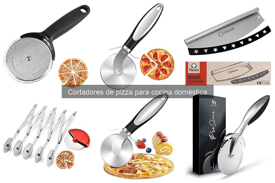 Tipos de cortadores de pizza y sus ventajas para casa