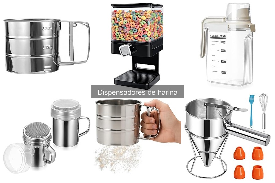 Tipos de dispensadores de harina: Guía completa